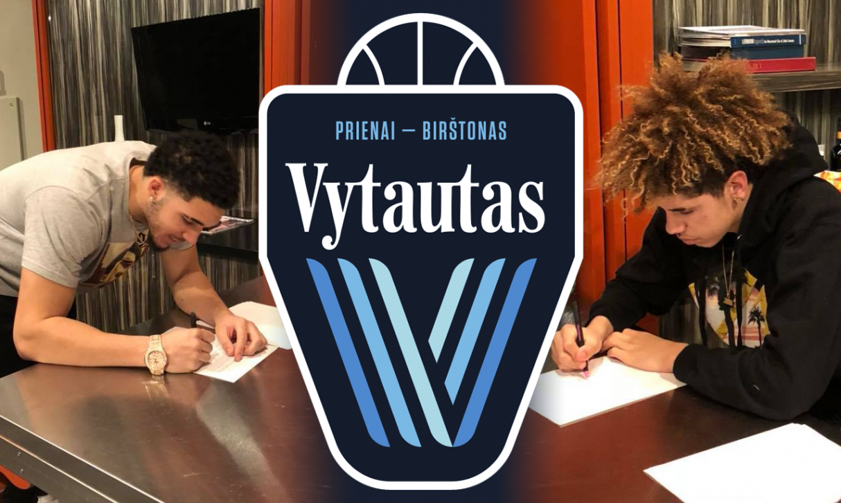Vytautas sign world-famous Ball brothers