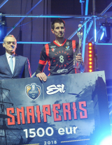 Lukauskis triumphs in SIL-King Mindaugas Cup three-point contest