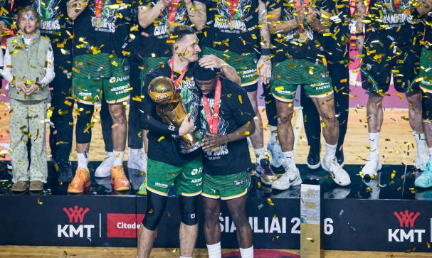 Žalgiris Secures Citadele KMT Title in Dominant Style, Moses Wright Named MVP