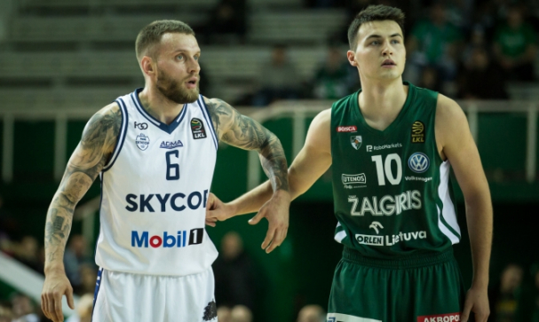 Depleted Zalgiris put a bow on 2018 with win over Skycop; Juventus top Neptunas
