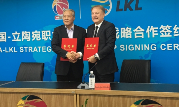 LKL signs historic partnership with Chinese Basketball Association