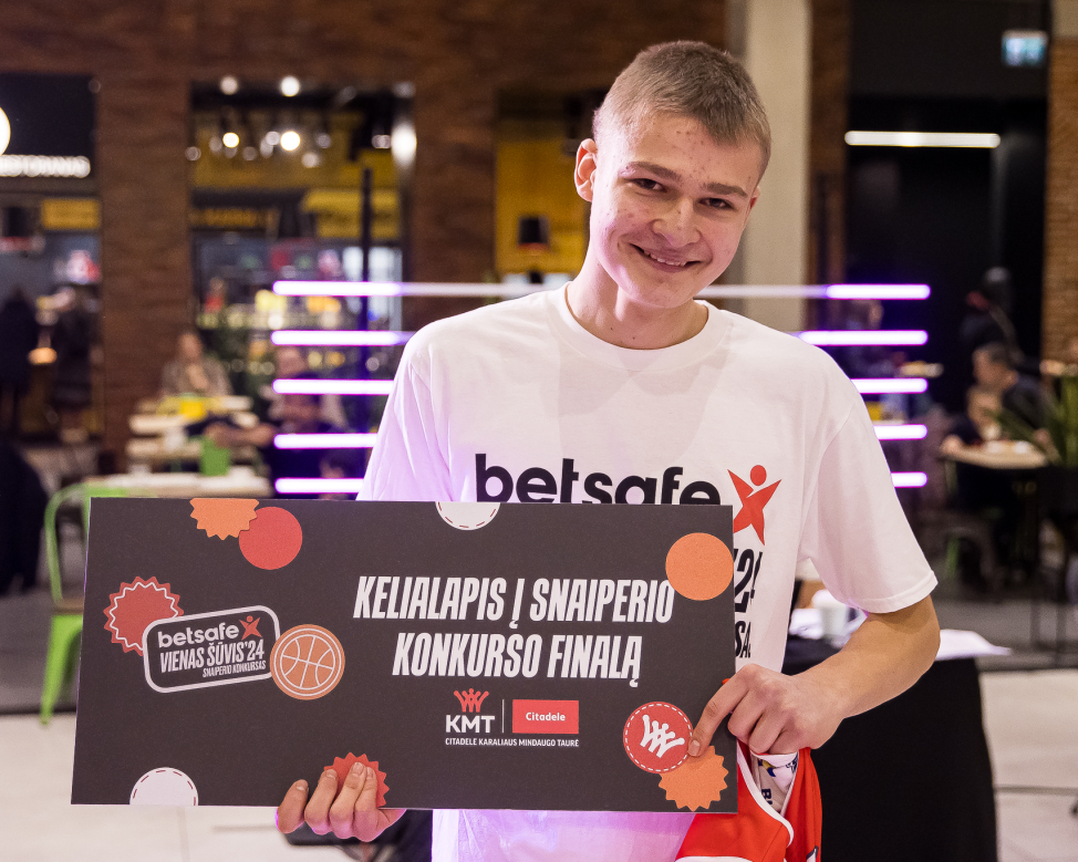 „Betsafe Vienas šūvis '24“ finale paaiškėjo lygos krepšininkams iššūkį mesiantis snaiperis