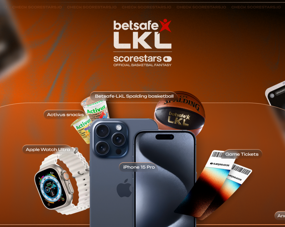 „Betsafe-LKL“ „fantasy“ žaidėjai išsidalins 4 tūkst. eurų vertės prizus