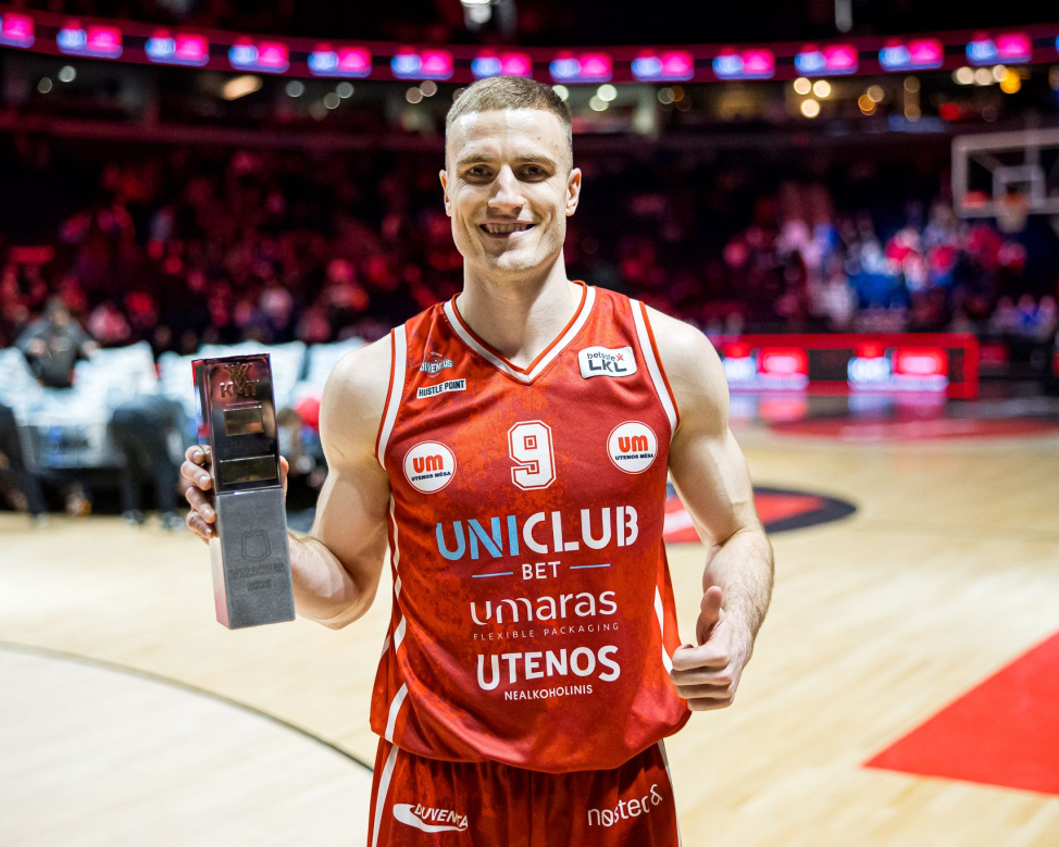 Laurynas Beliauskas Puts on a Show to Claim 2025 Betsafe Casino Three-Point Contest Title