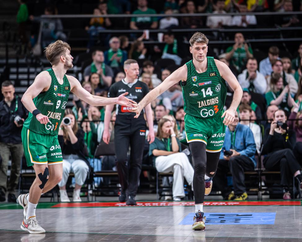 Lyderius patausojęs „Žalgiris“ nepasigailėjo 5 vietą užsitikrinusio „Lietkabelio“