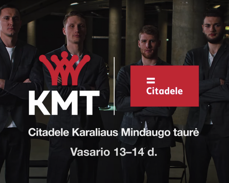 Įvaizdiniame Citadele KMT klipe – trofėjų serginčių žalgiriečių ir „Betsafe-LKL“  krepšininkų akistata