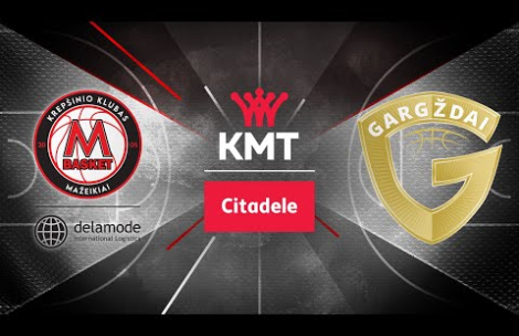 „Citadele KMT“ rungtynių apžvalga: „M Basket-Delamode“ - „Gargždai“ [2023-11-22]