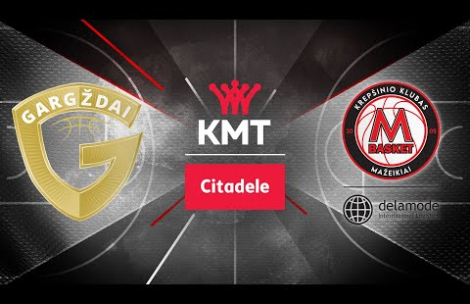 „Citadele KMT“ rungtynių apžvalga: „Gargždai“ - „M Basket-Delamode“ [2023-10-19]