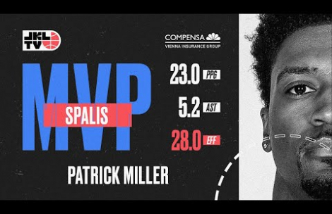Spalio mėnesio MVP – Patrickas Milleris | October MVP – Patrick Miller