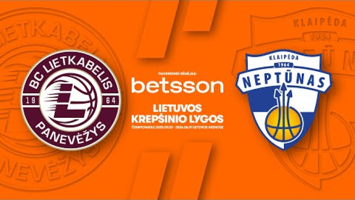 LKL, kurią remia Bettson, rungtynių apžvalga: „Lietkabelis“ - „Neptūnas“ [2025-09-20]